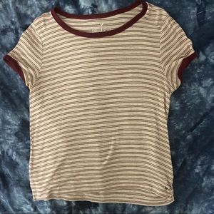 American Eagle Striped T Shirt